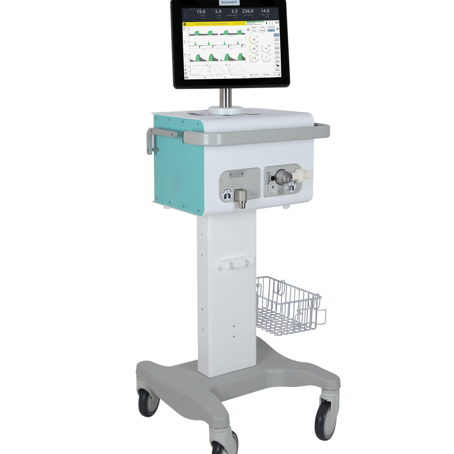 BIYOVENT Intensive Care Type Mechanical Ventilator